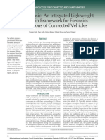 Block4Forensic An Integrated Lightweight Blockchain Framework For Forensics Applications of Connected Vehicles