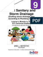 Q4 W6 DRAFT SANITARY AND STORM DRAINAGE (Drafting Storm Drainge Plan According To Plumbing Code)