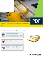 TDS KIMMCO ISOVER Glass Mineral Wool Batt Blanket KDI 10 48 KG FSK