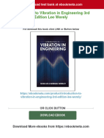 Full Download Introduction To Vibration in Engineering 3rd Edition Lee Werely PDF