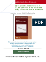 Linear Regression Models: Applications in R (Chapman & Hall/CRC Statistics in The Social and Behavioral Sciences) 1st Edition John P. Hoffmann