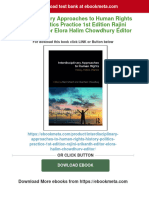 Interdisciplinary Approaches To Human Rights History Politics Practice 1st Edition Rajini Srikanth Editor Elora Halim Chowdhury Editor