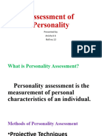 Assessment of Personality