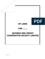 Model by Laws For Saccos