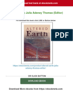 PDF Altered Earth Julia Adeney Thomas (Editor) Download