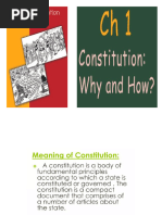 Constitution Why and How