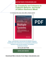 Get Multiple Systems: Complexity and Coherence in Ecosystems, Collective Behavior, and Social Systems 1st Edition Gianfranco Minati Free All Chapters