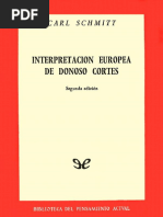 Interpretación Europea de Donoso Cortés - Carl Schmitt - Z Library