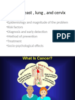 Cancer - Breast Lung Cervix - Tagged