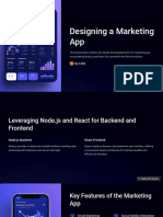 Designing A Marketing App