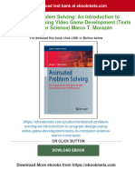 Animated Problem Solving: An Introduction To Program Design Using Video Game Development (Texts in Computer Science) Marco T. Morazán