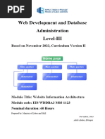 TM03 Website Information Architecture