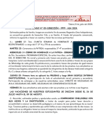 Comunicado A Los Ppff-N° 06