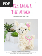 Miss Aviana The Alpaca