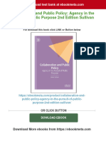 Get Collaboration and Public Policy: Agency in The Pursuit of Public Purpose 2nd Edition Sullivan Free All Chapters