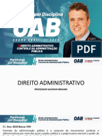 Maratonas Por Disciplinas - Direito Administrativo - Controle Da Administração Pública - Gustavo Brigido