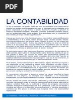 La Contabilidad.