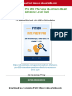 Get Python Interview Pro 200 Interview Questions Basic To Advance Level Suri Free All Chapters