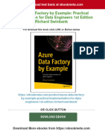 PDF Azure Data Factory by Example: Practical Implementation For Data Engineers 1st Edition Richard Swinbank Download