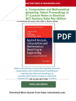 PDF Applied Analysis, Computation and Mathematical Modelling in Engineering: Select Proceedings of AACMME 2021 (Lecture Notes in Electrical Engineering, 897) Santanu Saha Ray (Editor) Download