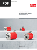 CM3C63 - CM3C100 Synchronous Servomotors Medium Inertia Line