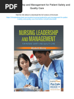 Nursing Leadership and Management For Patient Safety and Quality Care. ISBN 0803630212, 978-0803630215