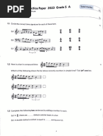 Theory Practice Paper 2023 Grade 5 A