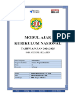 MODUL AJAR Berfikir Komputasional