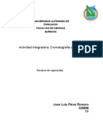 Actividad Integradora Cromatografía de Gases