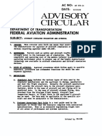 FAA-AC-121-14 Aircraft Simulator Evaluation and Approval