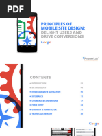 Principles of Mobile Site Design