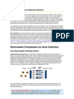 Electrostatic Precipitation For Dust Collection