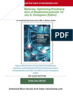 Translational Medicine: Optimizing Preclinical Safety Evaluation of Biopharmaceuticals 1st Edition Joy A. Cavagnaro (Editor) Download PDF