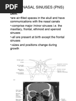 PARANASAL SINUSES (PNS) (Autosaved)