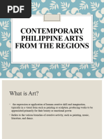 Contemporary Philippine Arts From The Regions Lesson 1