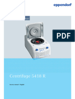 Service Manual - Centrifuge 5418 R - Eng