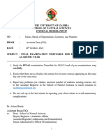 2023 School of Natural Sciences End of Year Examination Timetable (5) - 034313