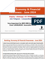 Banking, Fin. & Eco Awareness June 2024