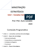 Administração Estratégica 1 - Conceitos Centrais 2024