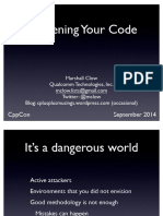 Hardening Your Code - Marshall Clow - CppCon 2014