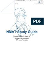 UPDATED NMAT Self Study Guide by Astro Dok