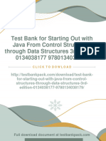 Test Bank For Starting Out With Java From Control Structures Through Data Structures 3rd Edition 0134038177 9780134038179