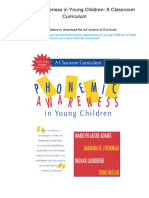 Phonemic Awareness in Young Children: A Classroom Curriculum. ISBN 9781557663214, 978-1557663214