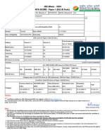 JEE (Main) - 2024 NTA SCORE - Paper 1 (B.E./B.Tech.) : Date: 24-04-2024