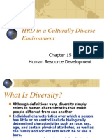 HRD in A Culturally Diverse Environment: Human Resource Development