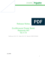 EcoStruxure Power Build - Rapsody INT v2.1.13