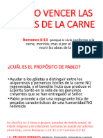 Como Vencer Las Obras de La Carne