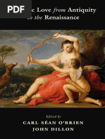 Carl Séan O'Brien - John Dillon - Platonic Love From Antiquity To The Renaissance-Cambridge University Press (2022)