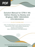 Solution Manual For CFIN 4 4th Edition Besley by Besley and Brigham ISBN 1285434544 9781285434544