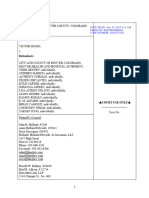 Victor Moses v. City and County of Denver: Court-Stamped